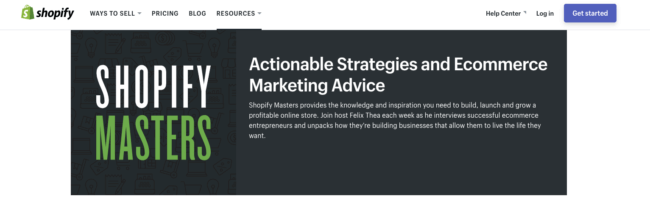 shopify masters