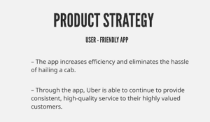 Uber product strategy