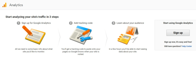 Google Analytics three steps to analyzing traffic