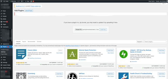 upload plugin