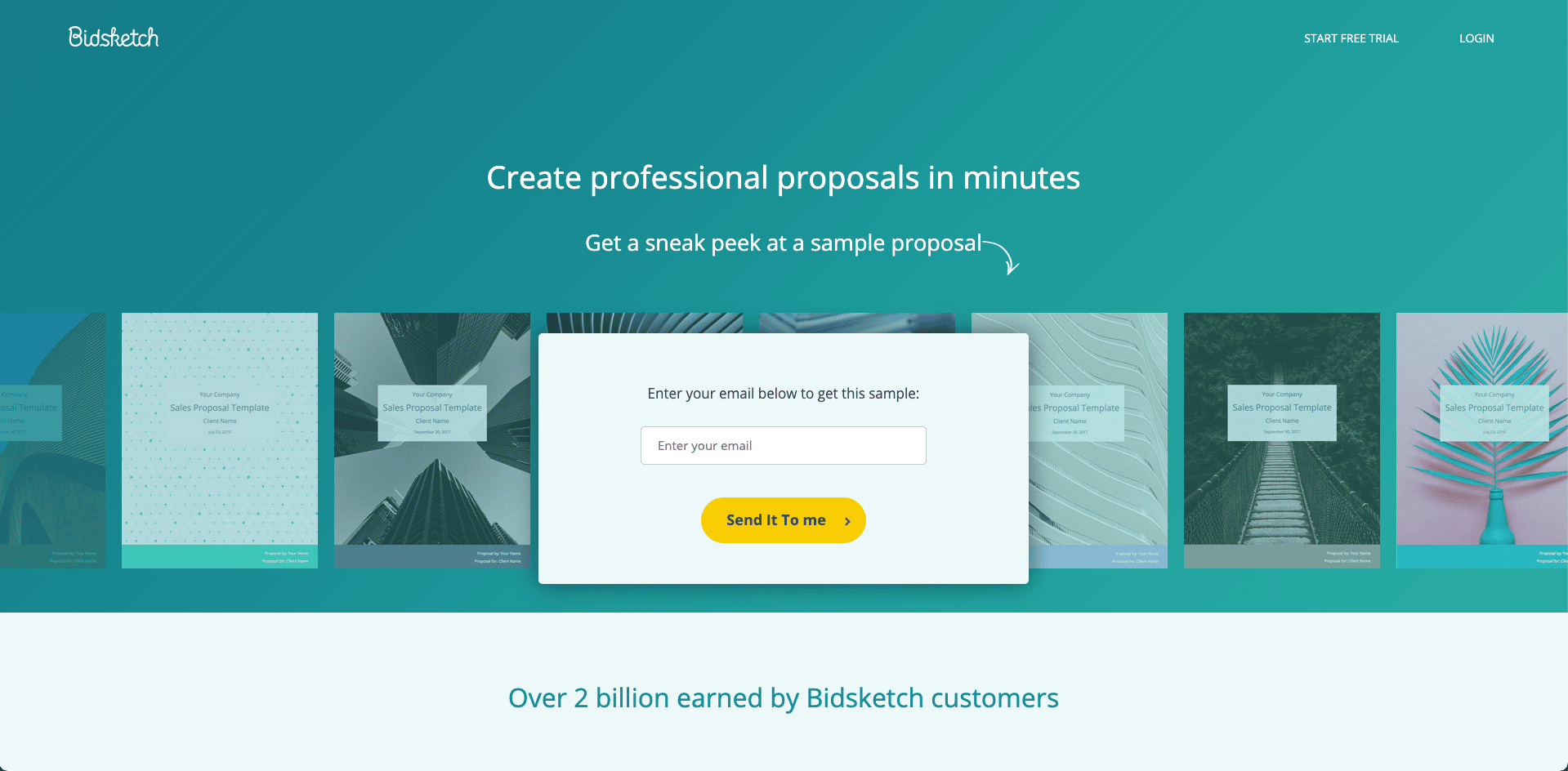 bidsketch proposal software